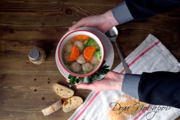 Суп с мясом