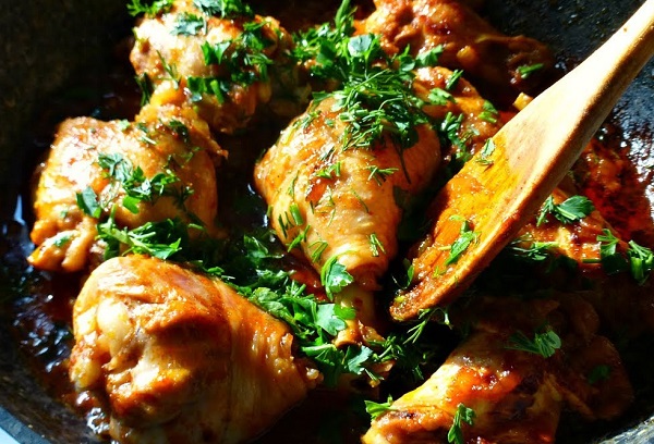 Жаркое из курицы (четлибж)
